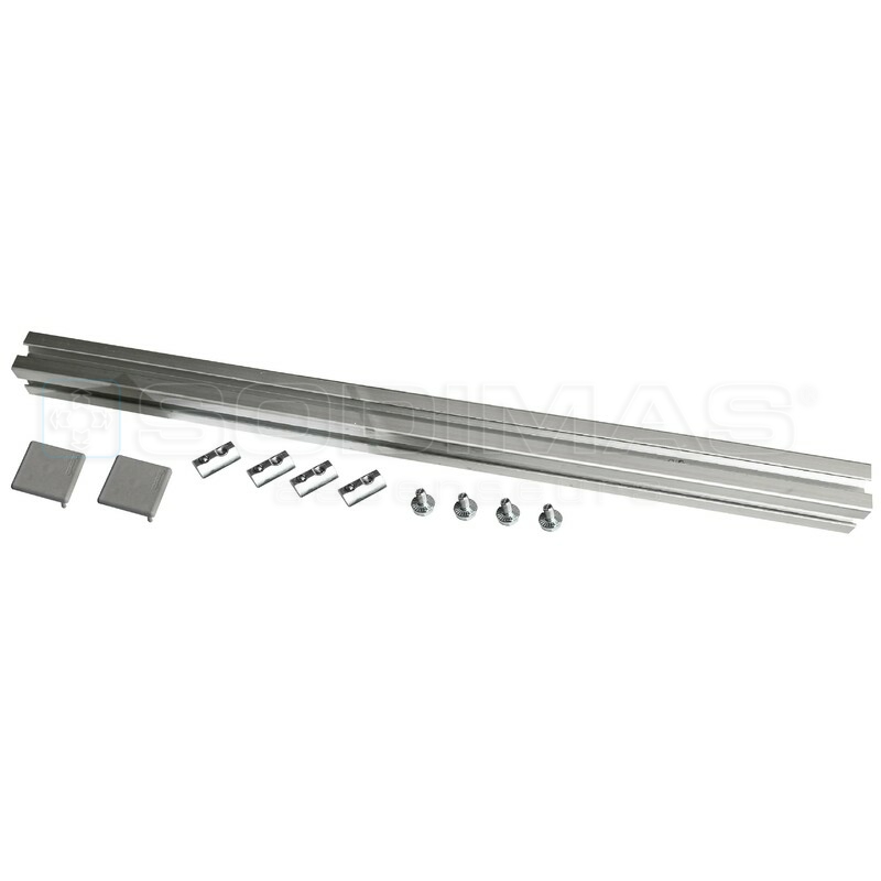 Profilé carré 30 x30 + visserie pour graisseur auto - lg 0.5m