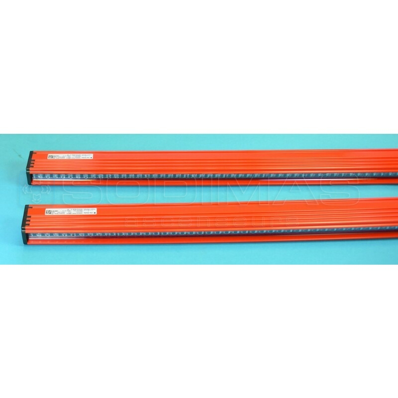 Bords optiques émetteur/récepteur Hauteur détection 2100 mm Safe400
