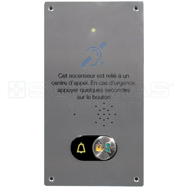 Kit complet téléphone Safeline SL2 avec boucle + Bloc de secours + Eclairage secouru