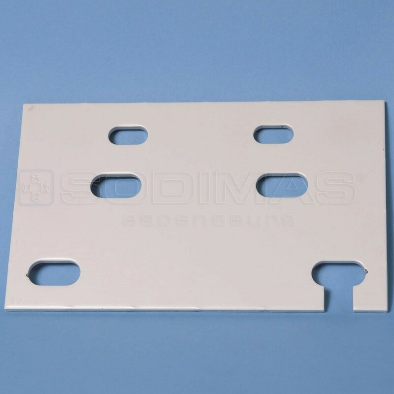Plat attache-guide T 75 x 62 x 10 mm