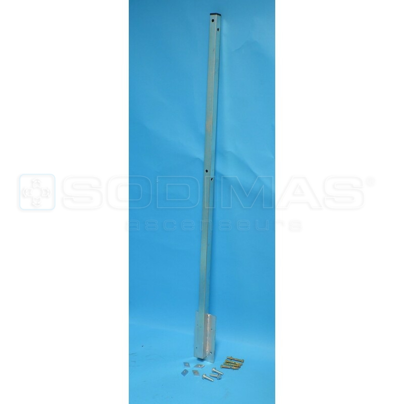 Poteau garde-corps fixation latérale