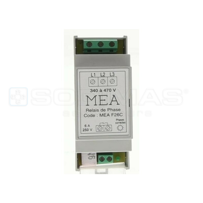 Relais phase 380 V
