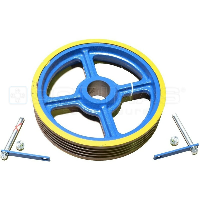 Poulie TA140 - Ø 480 mm - 4x8/11 - pas de 16 mm - V 35°