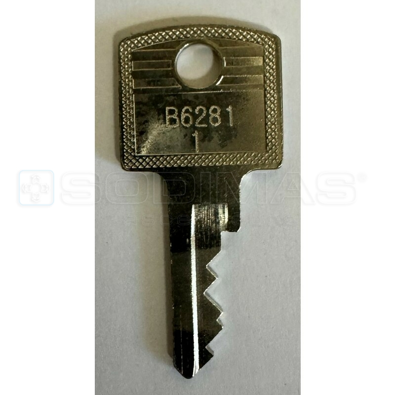 Clé B6281-1 pour escalier mecanique 9300/9500- compatible