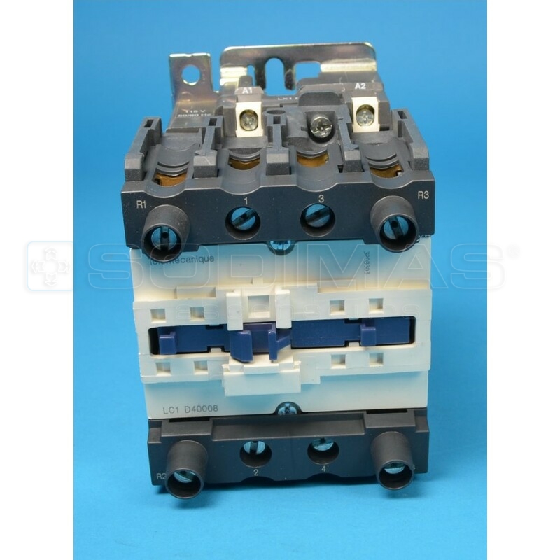 Contacteur tétrapolaire 60 A - 1F+1O - 115 V - LC1D40008FE7