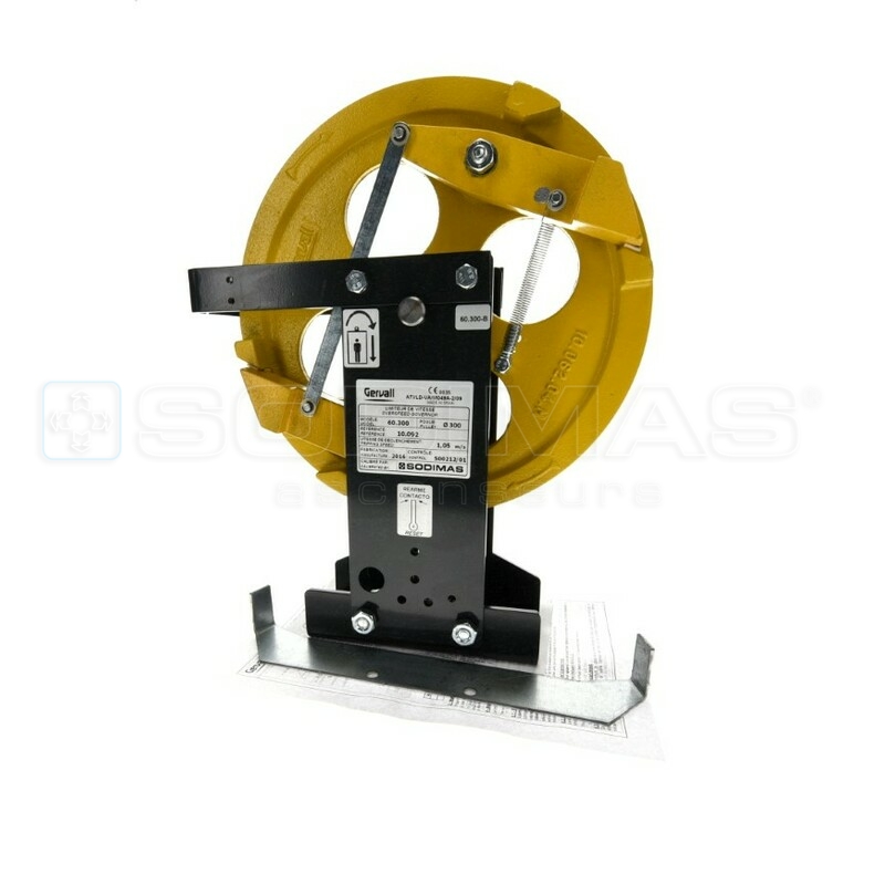 Limiteur de vitesse GERVALL simple sens diamètre 300 mm Type 10-092 Vitesse de prise 0,90 m/s DIVERS