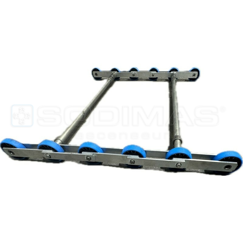 Pas de chaine de marches 2 éléments largeur 800 - compatible