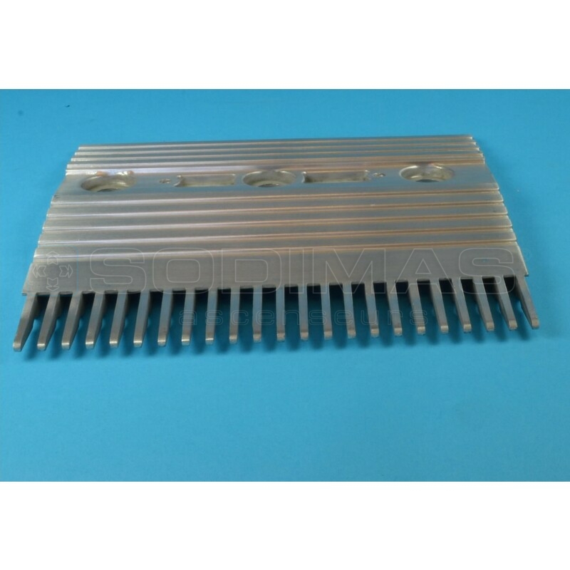 Peigne aluminium D4 - 206,4x174 mm 22 dents - compatible pour escalier mécanique RTK-B