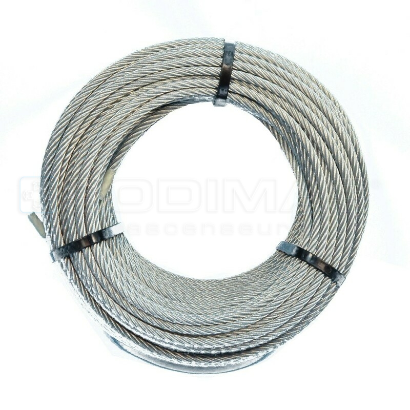 Couronne de 25 m cable limiteur âme textile AT- ø 6 mm - 6 x19