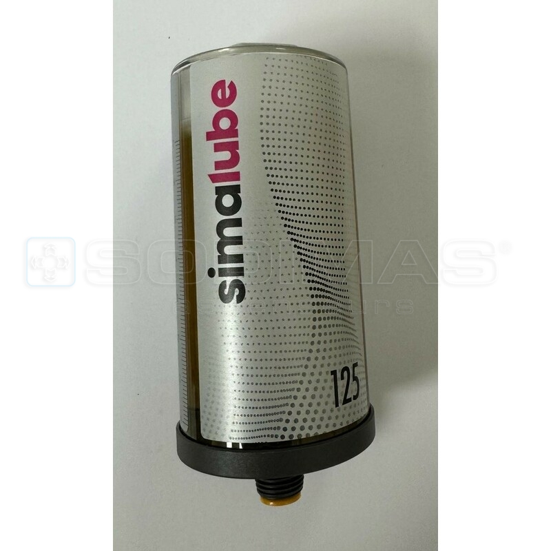 Graisseur simalube avec huile SL 14 - 125 ml pour chaine de marche Schindler -compatible