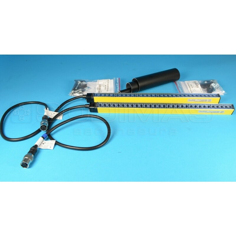 Bords optiques émetteur/récepteur Hauteur détection 600 mm Safe400