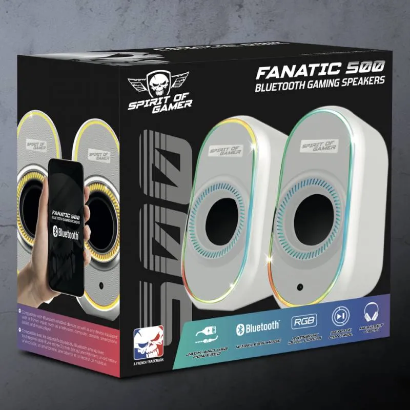 Haut-parleur Gamer Sans Fil SPIRIT OF GAMER Fanatic 500 RGB