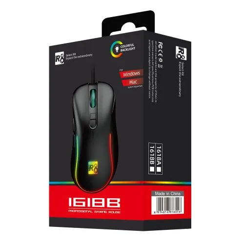 R8 souris gaming Led - haute qualité-6 buttons- 7200 dpi- nouveau