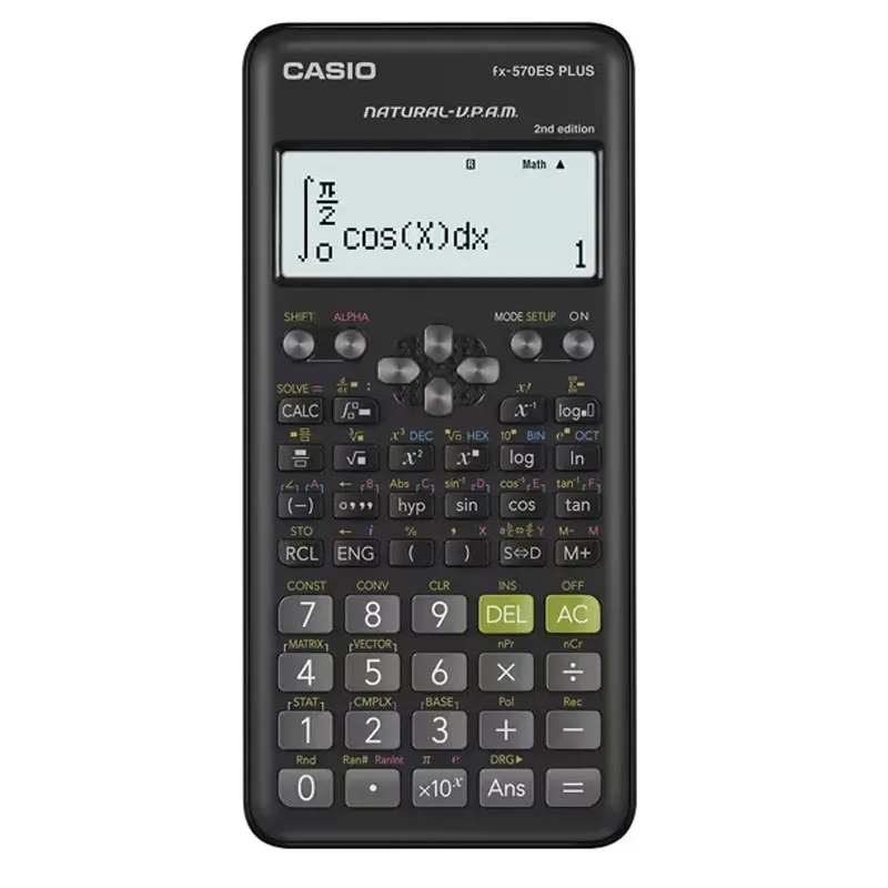 Calculatrice Scientifique CASIO fx-570ES PLUS-2 – Noir