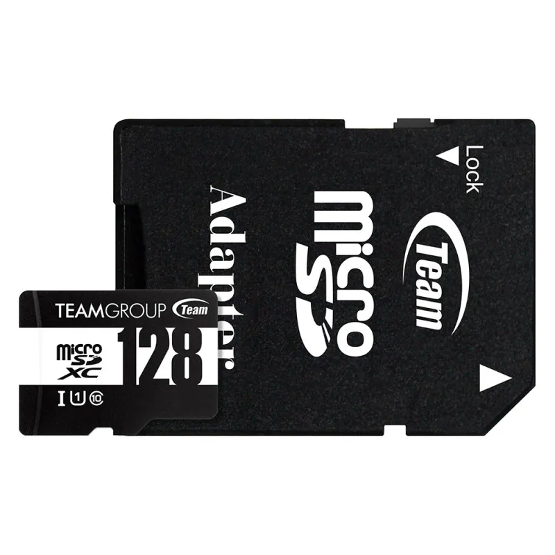Carte mémoire TeamGroup Micro SDXC – 128 Go + Adaptateur SD