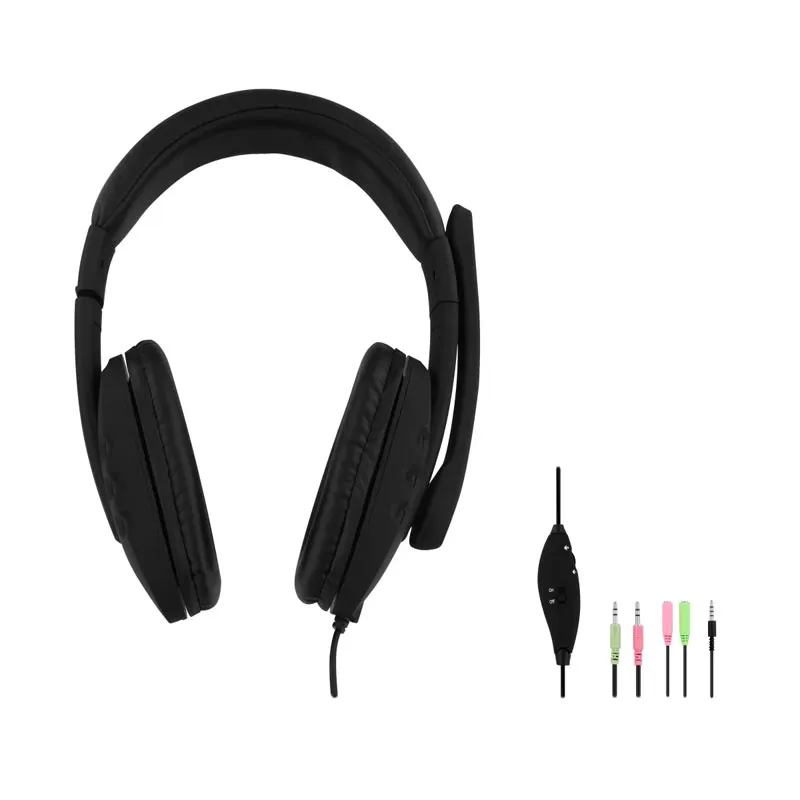 Micro Casque Filaire TNB HS-300 – Noir (Multimédia Ultra Confort)