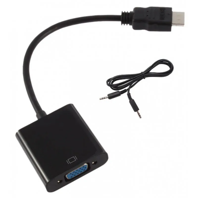 Adaptateur HDMI vers VGA avec sortie audio