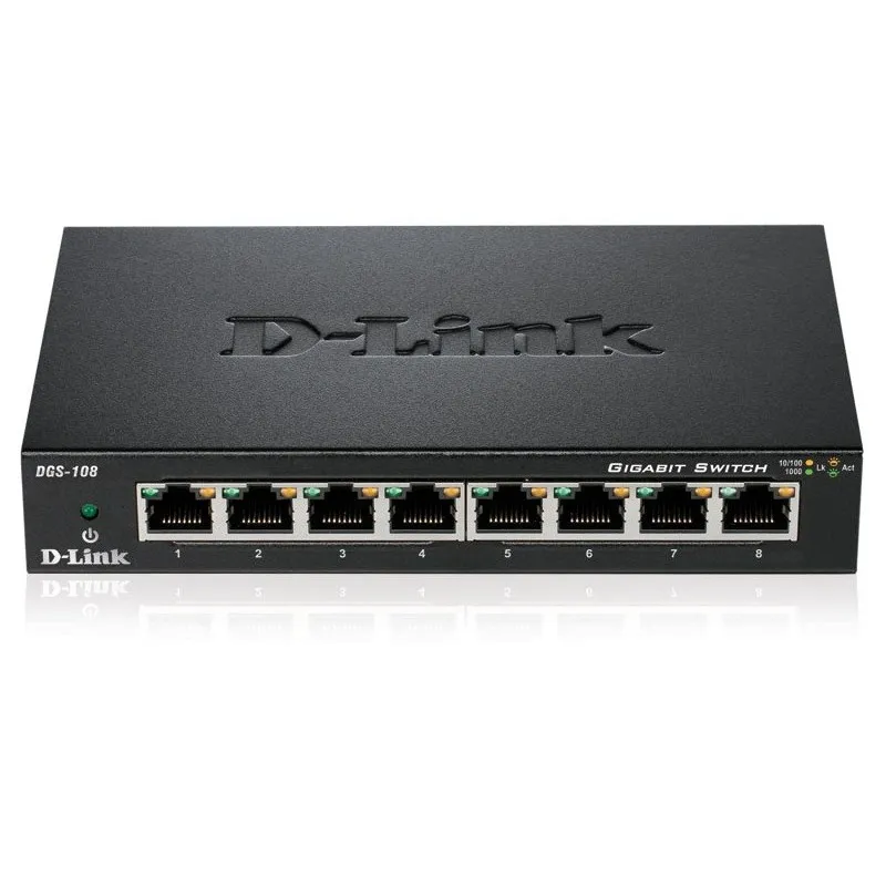 Switch Gigabit 8 Ports 10/100/1000 Mbps