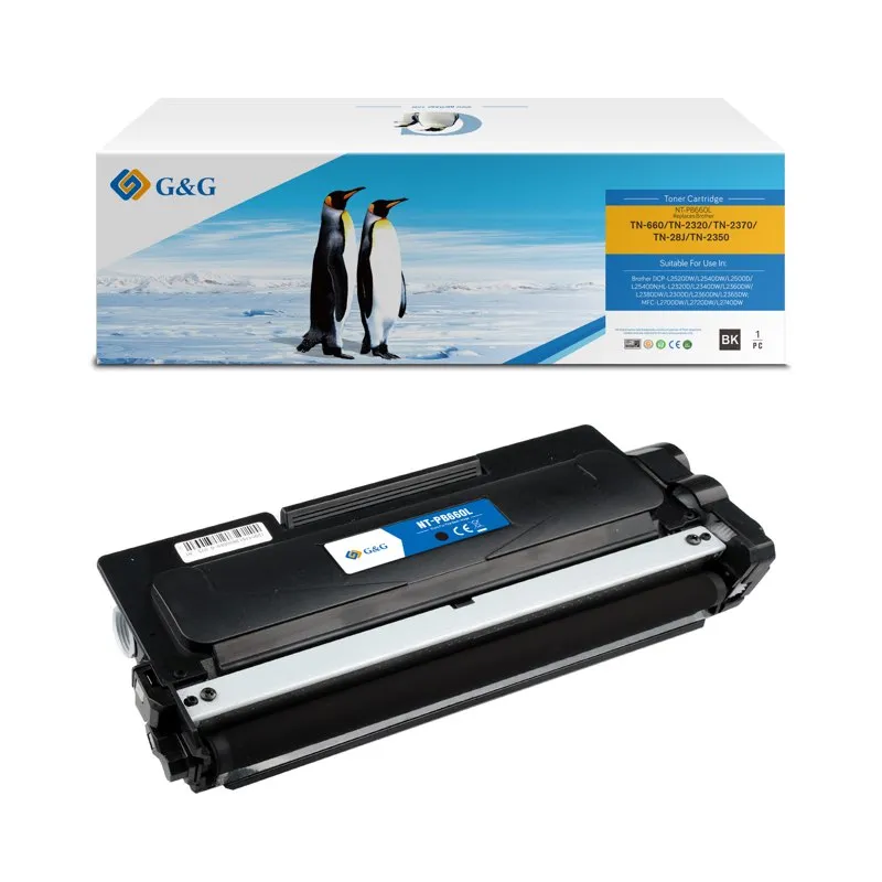 🖨️ Toner compatible G&G NT-PB660 (Brother TN-660 / TN-2320 / TN-2370 / TN-2350 / TN-2380)